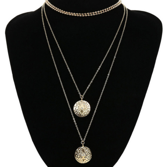 🍒 LAST!😲 ELETRA Double Coin 🌟Necklace - Picture 2 of 8